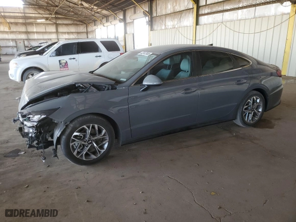 2020 Hyundai Sonata SEL with VIN 5NPEF4JA5LH015006, listed as a Copart auction lot 42347905 with 50,025 mi miles and Salvage Title. Bid and sale history available at carsss.com. Image 1.