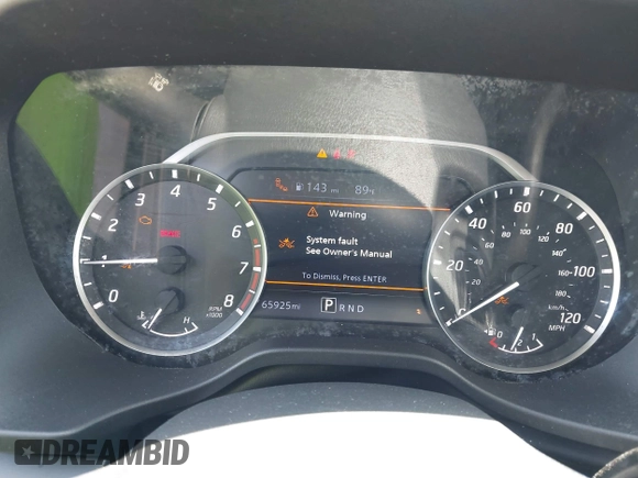 2020 Nissan Titan S with VIN 1N6AA1EE7LN504559, listed as a IAAI auction lot 42200436 with 65,925 mi miles and . Bid and sale history available at DreamBid. Image 7.