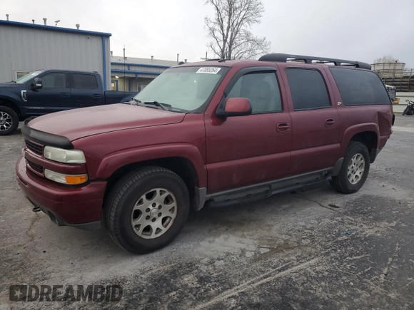 2004 Chevrolet Suburban Z71 with VIN 3GNFK16Z04G300615, listed as a Copart auction lot 47085264 with 278,752 mi miles and Salvage Title. Bid and sale history available at carsss.com. Image 1.