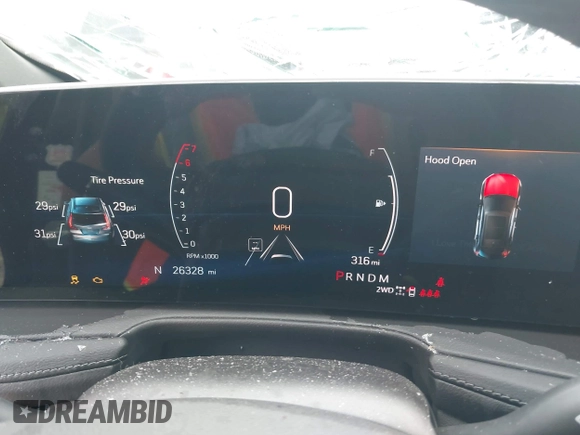 2024 Cadillac XT4 AWD Premium Luxury с VIN 1GYFZDR44RF147956, выставлен на аукционе IAAI как лот 42434595 с пробегом 26 328 миль миль и . История ставок и продаж доступна на DreamBid. Изображение 7.