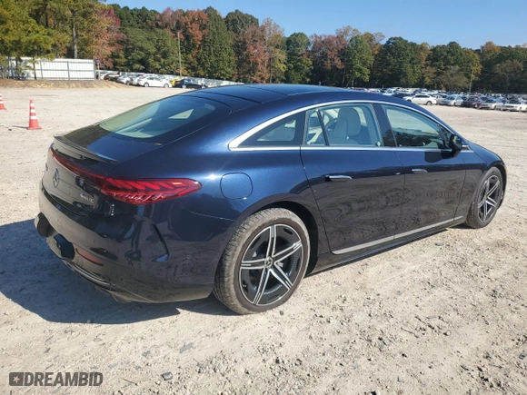 2023 Mercedes-Benz EQS with VIN W1KCG4EBXPA024486, listed as a Copart auction lot 75909924 with NaN miles and Salvage Title. Bid and sale history available at carsss.com. Image 3.