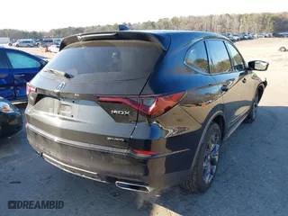 2022 Acura MDX w/A-Spec Package with VIN 5J8YE1H02NL002158, listed as a IAAI auction lot 41633998 with 105,000 mi miles. Bid and sale history available at carsss.com. Image 4.