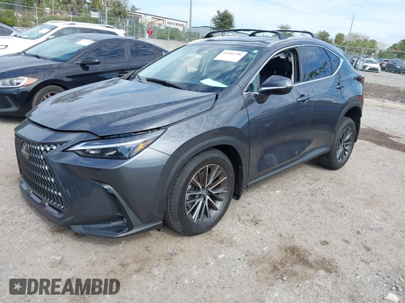 2025 Lexus NX with VIN 2T2GDCAZ1SC023969, listed as a IAAI auction lot 41502796 with 747 mi miles. Bid and sale history available at carsss.com. Image 18.
