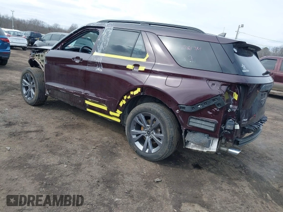 2023 Ford Explorer XLT with VIN 1FMSK8DH7PGB42506, listed as a IAAI auction lot 41610279 with 30,803 mi miles and . Bid and sale history available at carsss.com. Image 3.