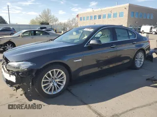 2015 BMW 5 Series 528i xDrive with VIN WBA5A7C53FD625428, listed as a Copart auction lot 52967845 with 96,323 mi miles and Salvage title. Bid and sale history available at DreamBid. Image 1.