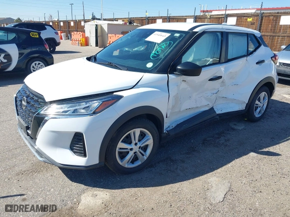 2022 Nissan Kicks S with VIN 3N1CP5BV0NL518752, listed as a IAAI auction lot 41940643 with 1 mi miles. Bid and sale history available at carsss.com. Image 17.