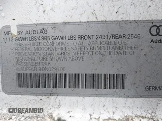 2013 Audi A4 Premium Plus with VIN WAUFFAFL8DN029705, listed as a IAAI auction lot 42467631 with 160,916 mi miles and . Bid and sale history available at DreamBid. Image 9.
