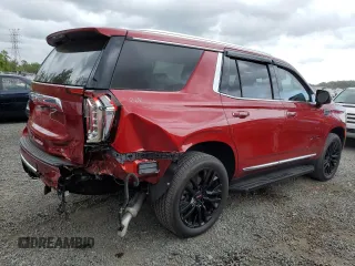 2023 GMC Yukon SLT with VIN 1GKS2BKD5PR410284, listed as a Copart auction lot 49705495 with 7,045 mi miles and Salvage Title. Bid and sale history available at carsss.com. Image 3.