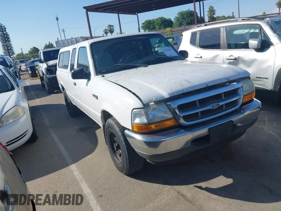 1999 Ford Ranger XLT with VIN 1FTYR14X3XPA75007, listed as a IAAI auction lot 42159863 with 26,497 mi miles. Bid and sale history available at carsss.com. Image 1.