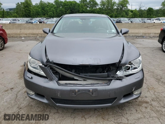 2012 Lexus LS 460 with VIN JTHCL5EF0C5014582, listed as a Copart auction lot 61168325 with 145,708 mi miles and Salvage title. Bid and sale history available at DreamBid. Image 5.