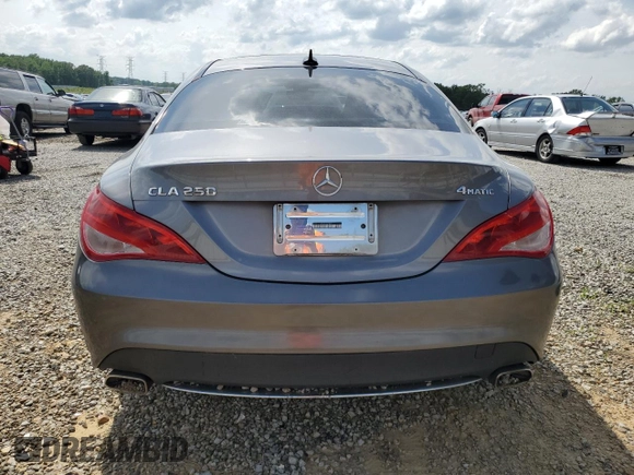 2016 Mercedes-Benz CLA 250 with VIN WDDSJ4GBXGN327433, listed as a Copart auction lot 54838455 with 93,941 mi miles and Salvage title. Bid and sale history available at DreamBid. Image 6.