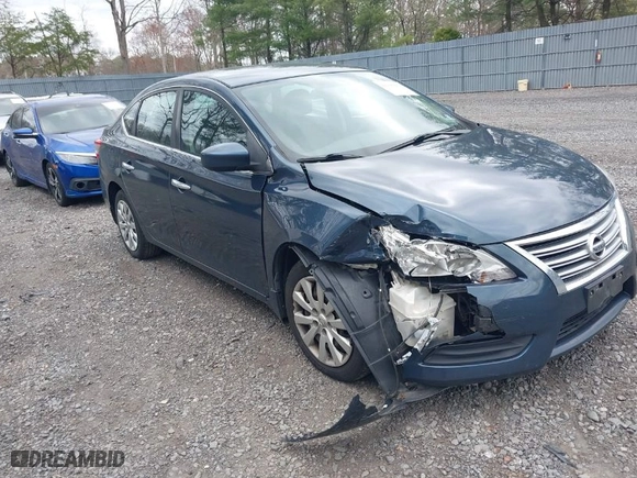 2014 Nissan Sentra SR with VIN 3N1AB7AP7EL678454, listed as a IAAI auction lot 42044910 with 133,463 mi miles. Bid and sale history available at carsss.com. Image 1.