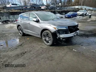 2020 Acura RDX w/A-Spec Pkg with VIN 5J8TC2H60LL041127, listed as a Copart auction lot 43504365 with 75,660 mi miles and Salvage title. Bid and sale history available at DreamBid. Image 12.