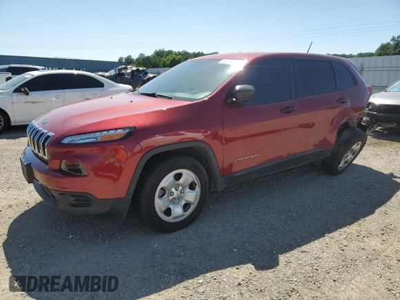 2017 Jeep Cherokee Sport with VIN 1C4PJLAB9HW503404, listed as a Copart auction lot 53154415 with 100,329 mi miles and Salvage title. Bid and sale history available at DreamBid. Image 1.