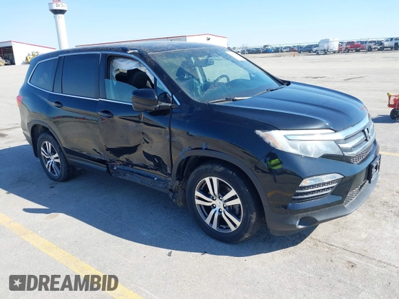 2017 Honda Pilot EX-L with VIN 5FNYF6H54HB024349, listed as a IAAI auction lot 42082517 with 108,000 mi miles and . Bid and sale history available at DreamBid. Image 1.