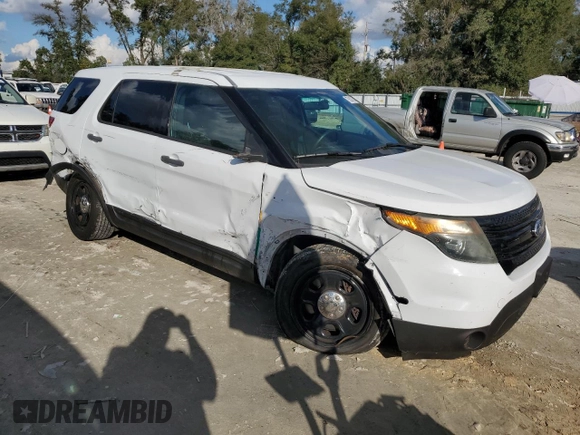 2015 Ford Utility Police Interceptor with VIN 1FM5K8AR5FGC51460, listed as a Copart auction lot 79528724 with 145,069 mi miles and Non Repairable. Bid and sale history available at carsss.com. Image 4.