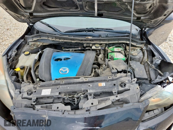 2013 Mazda 3 i Touring with VIN JM1BL1V79D1801389, listed as a Copart auction lot 60032105 with 123,384 mi miles and Salvage title. Bid and sale history available at DreamBid. Image 11.