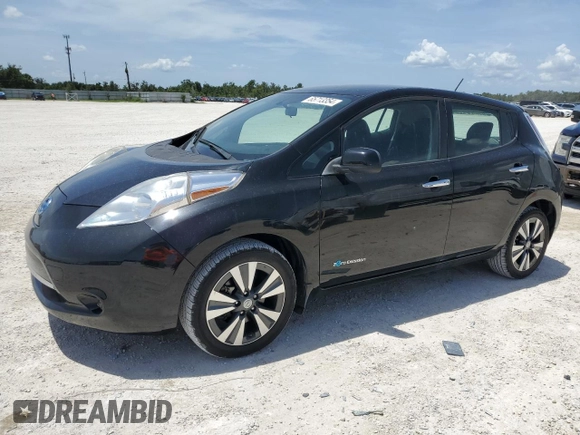 2017 Nissan LEAF SL with VIN 1N4BZ0CP7HC300142, listed as a Copart auction lot 65713354 with 3,679 mi miles and Clean Title. Bid and sale history available at carsss.com. Image 1.