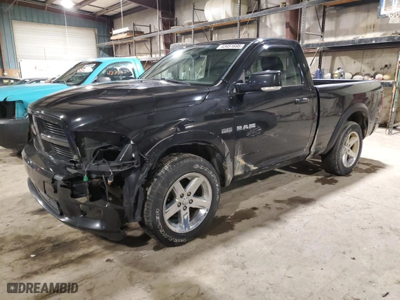 2010 Dodge Ram 1500 Sport with VIN 3D7JV1ET1AG181448, listed as a Copart auction lot 43451695 with 176,778 mi miles and Salvage Title. Bid and sale history available at carsss.com. Image 1.