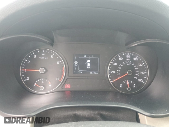2016 Kia Optima LX with VIN KNAGT4L38G5078118, listed as a Copart auction lot 61355015 with 95,140 mi miles and Clean title. Bid and sale history available at DreamBid. Image 9.