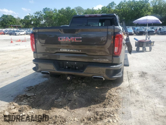2020 GMC Sierra 1500 Denali with VIN 1GTU9FEL3LZ164890, listed as a Copart auction lot 51253935 with 63,147 mi miles and Non Repairable. Bid and sale history available at DreamBid. Image 6.