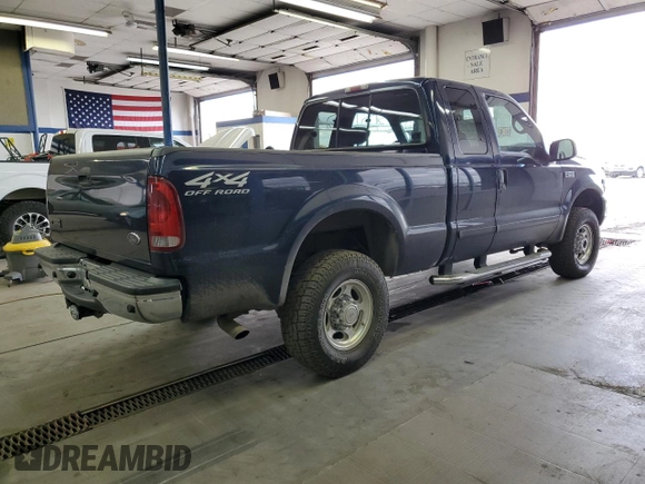 2002 Ford Super Duty F-250 XL with VIN 1FTNX21S02EB16298, listed as a Copart auction lot 46616645 with 209,365 mi miles and Salvage Title. Bid and sale history available at carsss.com. Image 3.