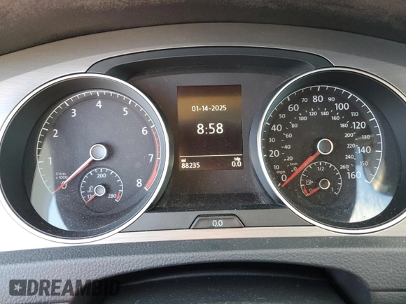 2016 Volkswagen Golf SportWagen TSI S with VIN 3VWC17AU5GM514029, listed as a Copart auction lot 87897245 with 88,235 mi miles and Salvage Title. Bid and sale history available at carsss.com. Image 9.
