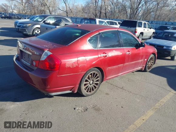 2006 Infiniti M Sport z VIN JNKBY01E16M203720, wystawiony jako IAAI lot #41714697 z przebiegiem 141 006 mil mil oraz . Historia ofert i sprzedaży dostępna na DreamBid. Obrazek 4.