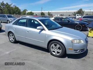 2006 Audi A4 2.0T with VIN WAUAF78E76A200014, listed as a IAAI auction lot 42674600 with 181,619 mi miles and . Bid and sale history available at DreamBid. Image 1.