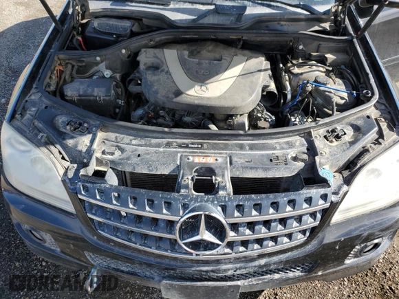 2007 Mercedes-Benz M 350 with VIN 4JGBB86E27A258279, listed as a Copart auction lot 55336165 with 162,591 mi miles and Clean Title. Bid and sale history available at DreamBid. Image 12.