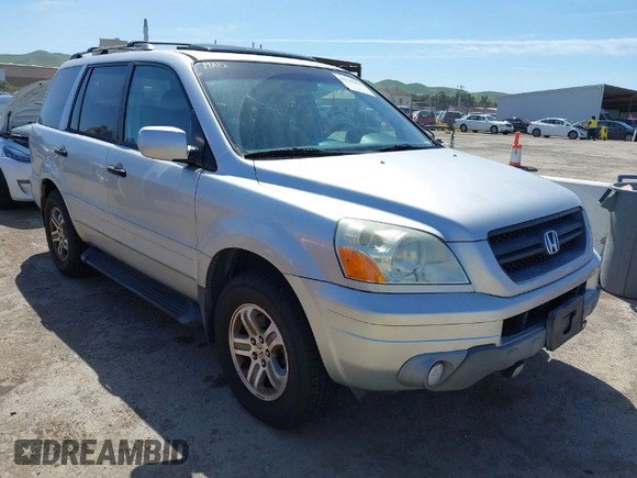 2005 Honda Pilot EX-L with RES with VIN 2HKYF18685H569818, listed as a IAAI auction lot 41948993 with 231,416 mi miles. Bid and sale history available at carsss.com. Image 1.