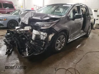 2021 Toyota Sienna XSE with VIN 5TDDSKFC1MS003145, listed as a Copart auction lot 85963334 with 74,145 mi miles and Salvage Title. Bid and sale history available at carsss.com. Image 1.