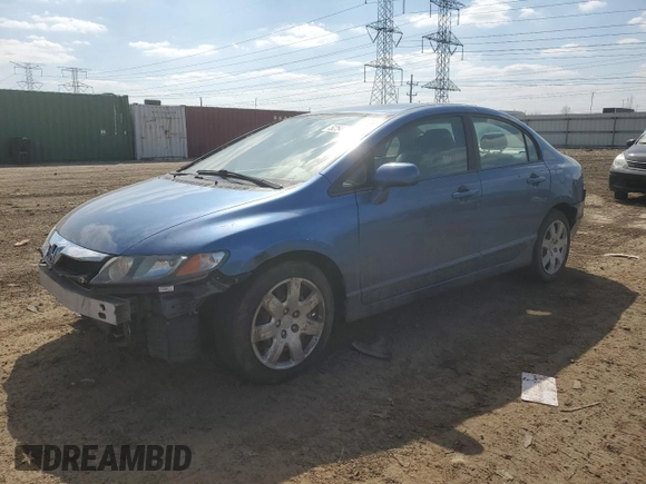 2009 Honda Civic LX z VIN 1HGFA16549L003528, wystawiony jako Copart lot #52545865 z przebiegiem 162 572 mil mil oraz Szkoda całkowita • Salvage title. Historia ofert i sprzedaży dostępna na DreamBid. Obrazek 1.