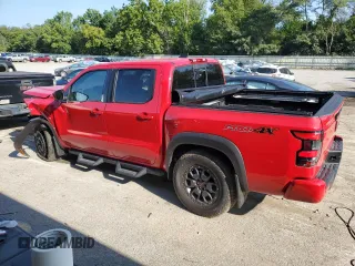 2022 Nissan Frontier S with VIN 1N6ED1EKXNN608884, listed as a Copart auction lot 67352904 with 11,132 mi miles and Salvage Title. Bid and sale history available at carsss.com. Image 2.