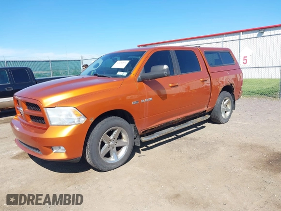 2010 Dodge 1500 Sport with VIN 1D7RV1CT0AS169693, listed as a IAAI auction lot 42156871 with 152,323 mi miles and . Bid and sale history available at carsss.com. Image 2.