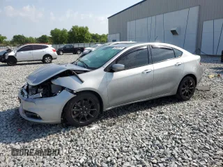 2014 Dodge Dart Limited with VIN 1C3CDFCB2ED860150, listed as a Copart auction lot 49683375 with 124,351 mi miles and Salvage Title. Bid and sale history available at carsss.com. Image 1.