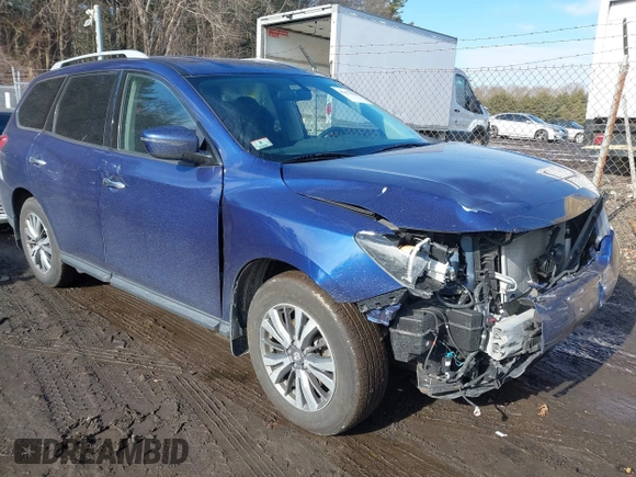 2019 Nissan Pathfinder Platinum with VIN 5N1DR2MM3KC648851, listed as a IAAI auction lot 41431981 with 58,435 mi miles and . Bid and sale history available at DreamBid. Image 1.