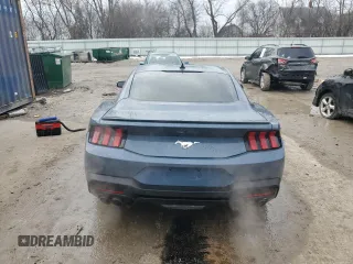 2025 Ford Mustang EcoBoost with VIN 1FA6P8TH9S5104519, listed as a Copart auction lot 49318395 with 1,852 mi miles and Salvage Title. Bid and sale history available at carsss.com. Image 6.