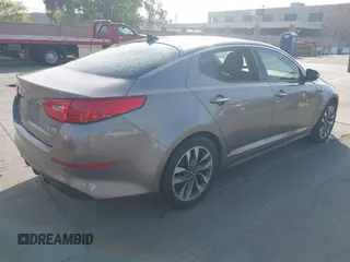 2015 Kia Optima SXL Turbo with VIN 5XXGR4A64FG458369, listed as a IAAI auction lot 42054396 with 143,750 mi miles and . Bid and sale history available at DreamBid. Image 4.