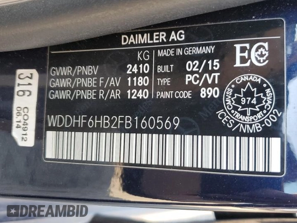 2015 Mercedes-Benz E 400 z VIN WDDHF6HB2FB160569, wystawiony jako Copart lot #63594225 z przebiegiem 123 730 mil mil oraz Szkoda całkowita • Salvage title. Historia ofert i sprzedaży dostępna na DreamBid. Obrazek 12.
