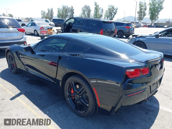 2016 Chevrolet Corvette 1LT with VIN 1G1YB2D70G5119852, listed as a IAAI auction lot 41819012 with 42,040 mi miles. Bid and sale history available at carsss.com. Image 3.