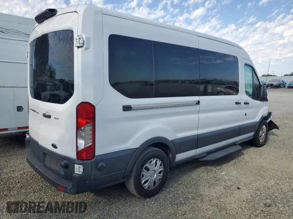 2018 Ford Transit Passenger XL with VIN 1FBAX2CM5JKA42720, listed as a Copart auction lot 62909115 with Not provided miles and Salvage title. Bid and sale history available at DreamBid. Image 3.