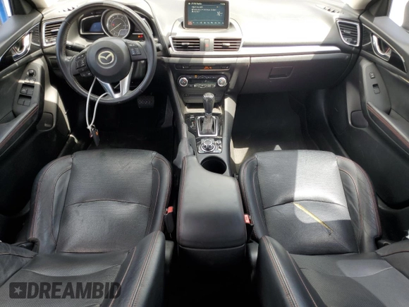 2015 Mazda 3 S Grand Touring with VIN JM1BM1W37F1237706, listed as a Copart auction lot 52785545 with 112,657 mi miles and Salvage Title. Bid and sale history available at DreamBid. Image 8.