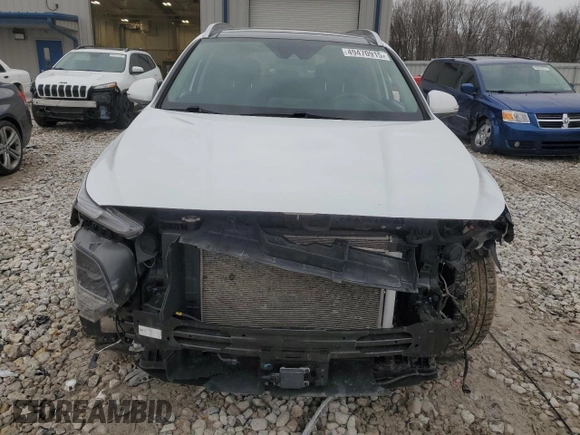 2020 Hyundai Santa Fe Limited with VIN 5NMS5CAD7LH297771, listed as a Copart auction lot 49470915 with 87,407 mi miles and Non Repairable. Bid and sale history available at carsss.com. Image 5.