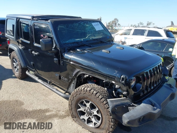 2023 Jeep Wrangler Willys with VIN 1C4HJXDN0PW597768, listed as a IAAI auction lot 41645815 with 23,717 mi miles and . Bid and sale history available at DreamBid. Image 1.