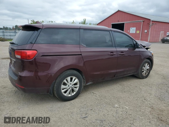 2018 Kia Sedona LX with VIN KNDMB5C18J6353498, listed as a Copart auction lot 71718774 with 249,217 mi miles and Salvage Title. Bid and sale history available at carsss.com. Image 3.