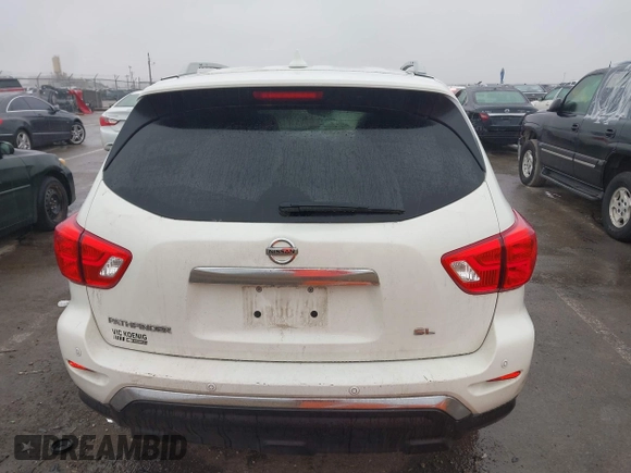 2020 Nissan Pathfinder SL with VIN 5N1DR2CN3LC602223, listed as a IAAI auction lot 41493587 with 120,144 mi miles. Bid and sale history available at carsss.com. Image 17.
