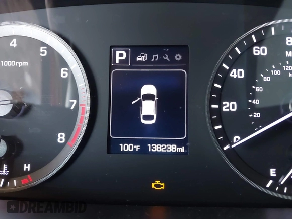 2015 Hyundai Sonata 2.4L SE with VIN 5NPE24AF2FH174710, listed as a IAAI auction lot 40464143 with 138,238 mi miles. Bid and sale history available at carsss.com. Image 15.