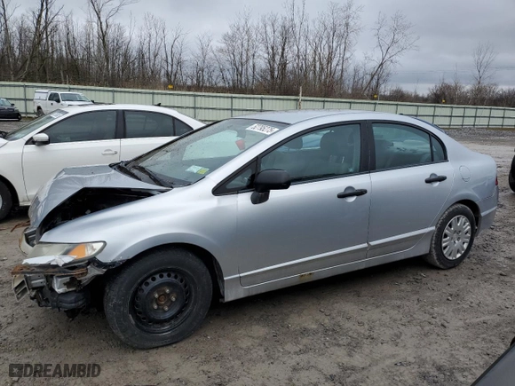 2011 Honda Civic Sdn DX-VP with VIN 2HGFA1F35BH548820, listed as a Copart auction lot 52795275 with 87,066 mi miles and Clean Title. Bid and sale history available at carsss.com. Image 1.