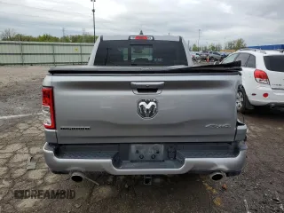 2024 Ram 1500 Big Horn with VIN 1C6SRFFT9RN118123, listed as a Copart auction lot 56187125 with 35,691 mi miles and Salvage title. Bid and sale history available at DreamBid. Image 6.